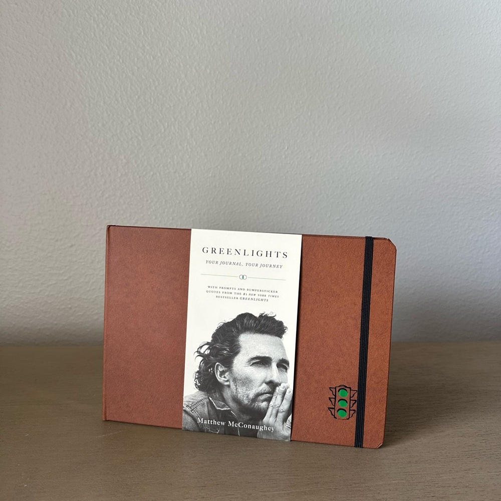 Matthew McConaughey Greenlights journal (unused & new)